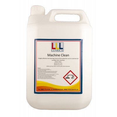 MACHINE CLEAN -Scrubber dryer low foaming cleaner 1 x 5 Litres