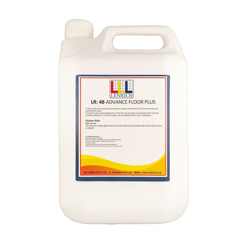ADVANCE FLOOR PLUS -Floor Polish 1 x 5 Litres