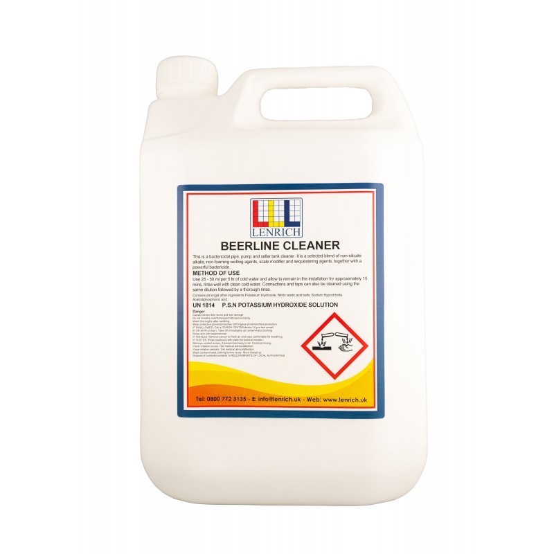 BEER LINE CLEANER 1 x 5 Litres 
