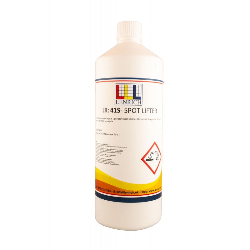 SPOT LIFTER- Carpet and Upholstery Spot/Stain cleaner 12 x 1 Litre 