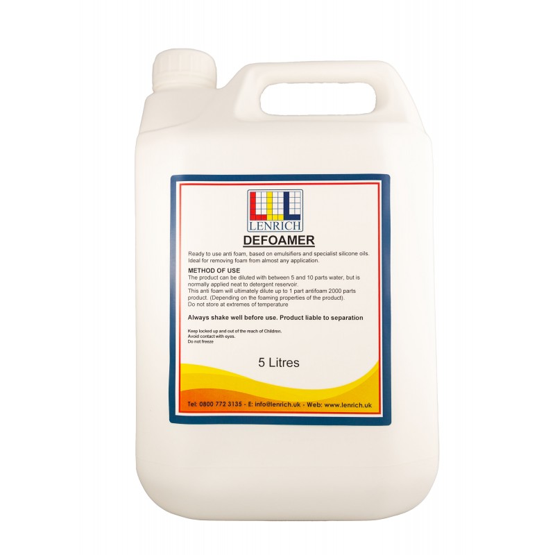 DE-FOAMER 1 x 5 Litres